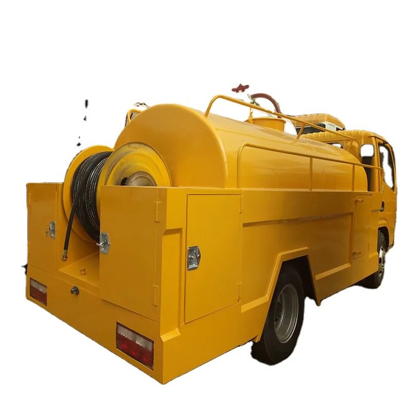 DONGFENG 4x2 4x4 RHD High Pressure Sewage Fecal Vacuum Suction Truck Toilet Sucker Truck Drain Clean Truck