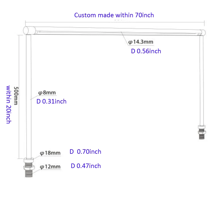 
Custom height and length BOOK DISPLAY CABINET LED Linear Light Bar DC12V 24V for Gallery Museum Library 