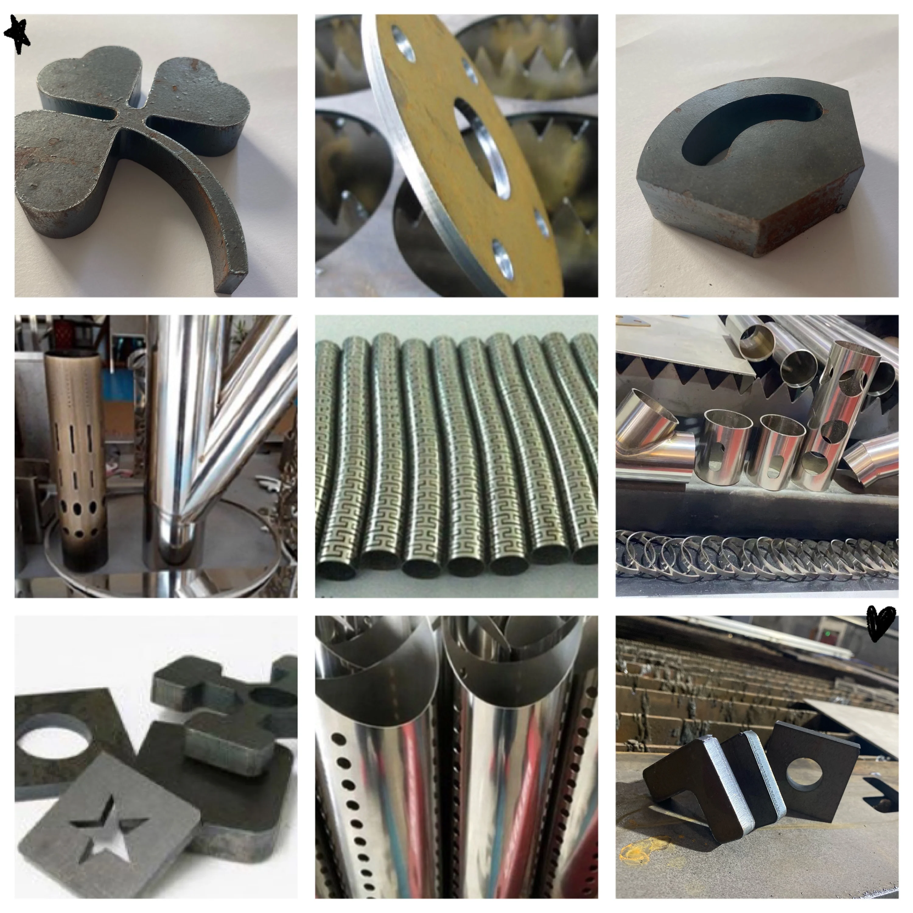 zhaozhan 1.5KW 2KW Circular Section Round Square Rectangular Tubes Stainless Metal Laser Fibre Lazer Cutting Machine