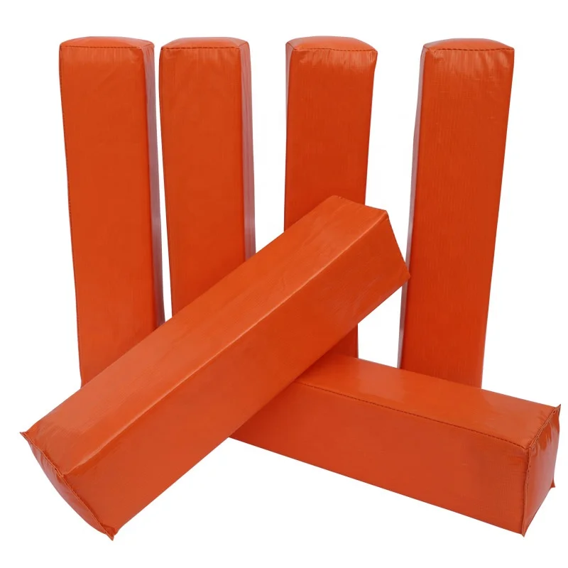 ZONWINXIN factory supply  High Quality Weighted Football Pylons Set of 4 Sand Weighted End Zone Corner Football Pylons