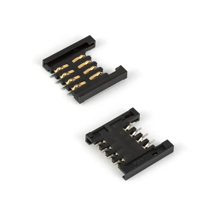 
Sim Card Connector Holder Type 6Pin Sim Connector for Automotive 