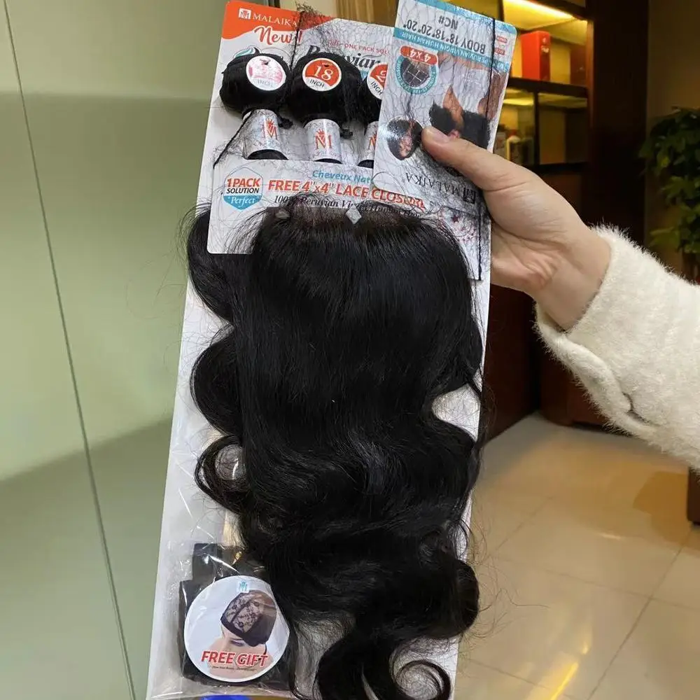 Seditty MALAIKA new peruvian good quality  remy virgin natural straight wave cheaper human hair bundles