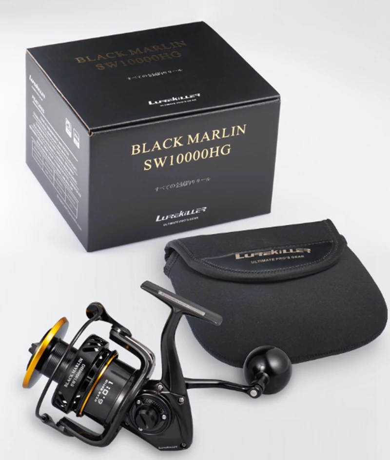 9+1 BB 35 kg Max Drag All Metal Spinning SW4000XG/5000XG/6000HG/10000HG Popper Fishing Reel