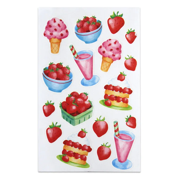 
Customised Die Cut Scratch and Sniff Fragrant Adhesive Paper Sticker with Lovely Smell for Promotional Gift 