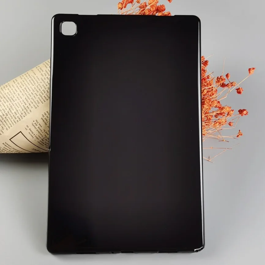 For Samsung Galaxy Tab A7 10.4 inch T505 T500 soft black color TPU shockproof bumper lightweight flexible slim tablet cover