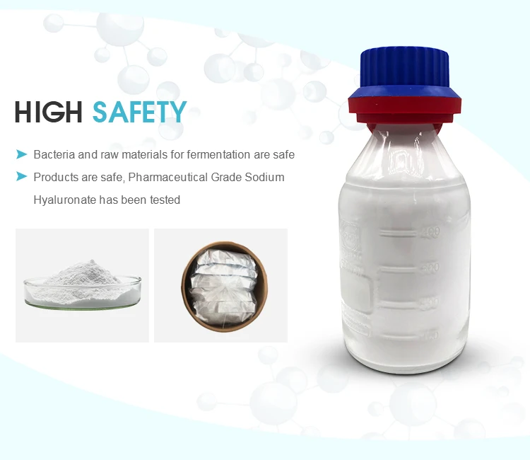 Pure sterile injection hyaluronic acid powder cosmetic material