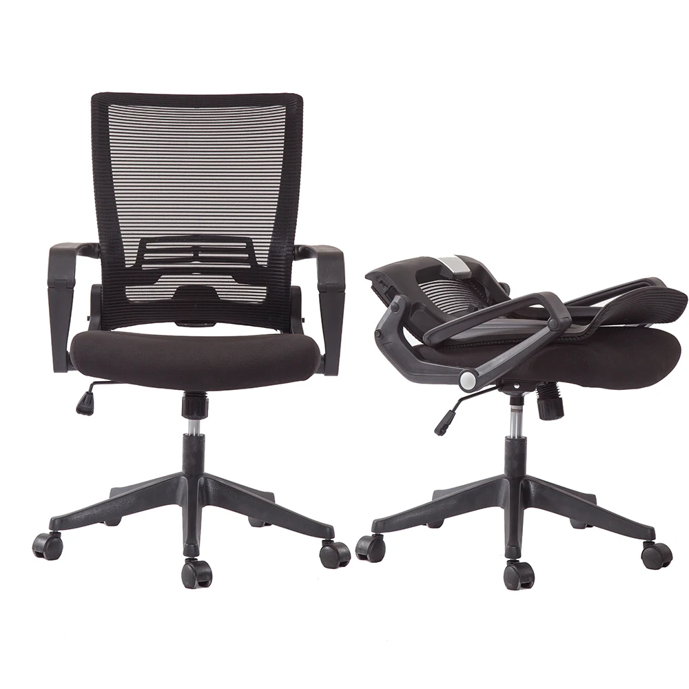 Luxury Office Furniture Manufacturers Foldable Mid Back Staff Executive Mesh Office Chairs