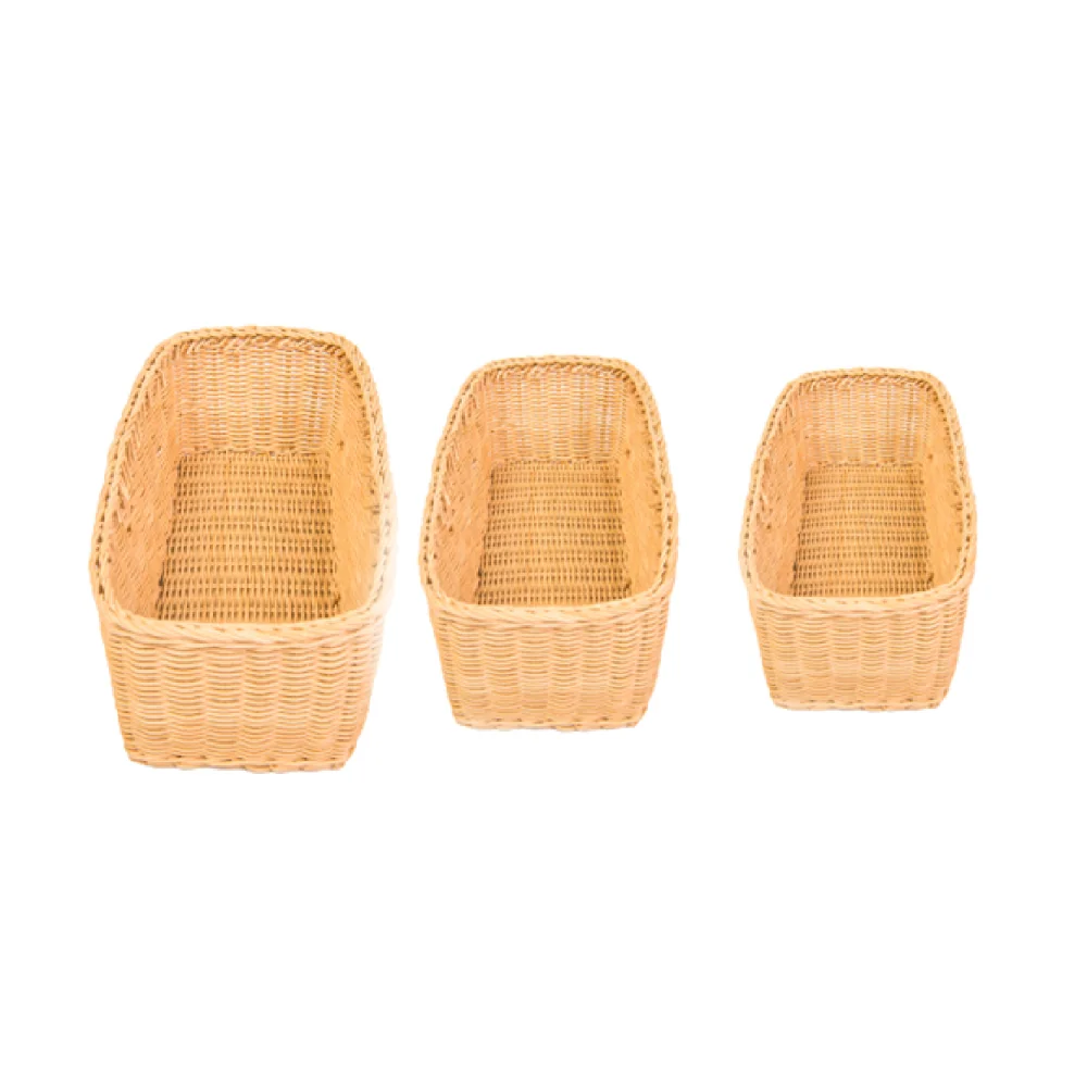 2022 Hot Sell Meyve Sepeti Home Decor Small Size Rattan Woven Fruit Tray Woven Storage Basket