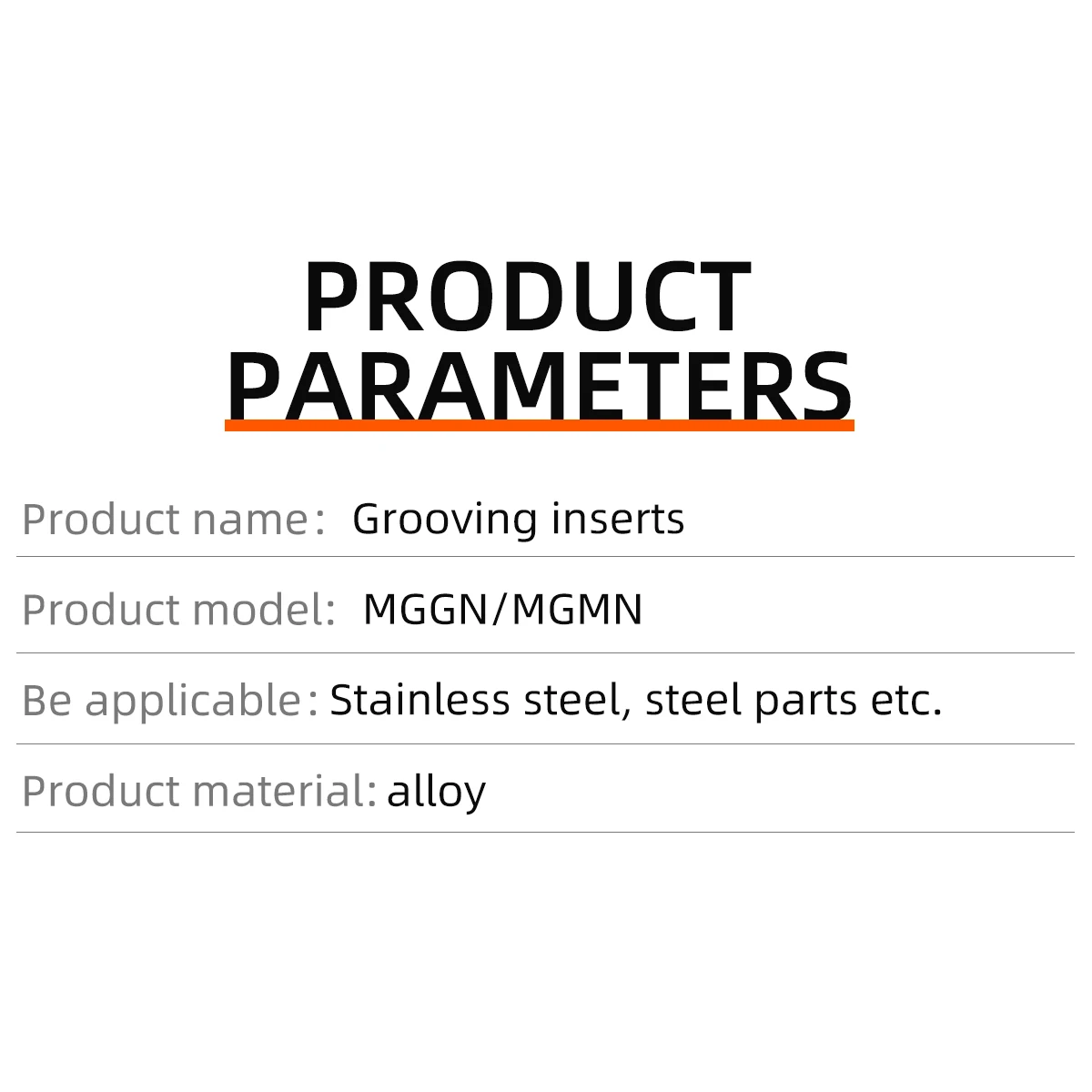 MGMN/MGGN High Quality Carbide Parting Grooving Insert CNC Lathe Cutting tool inserts Machining Stainless steel