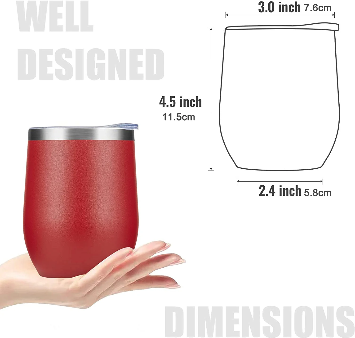Travel Vacuum Stemless Insulated Gift Set Stainless Steel Wholesale Double Wall Customized Wine Tumblers Insulated