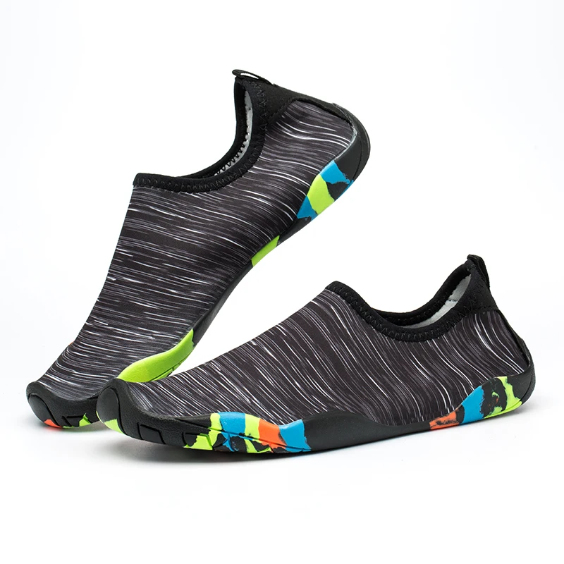 Быстросохнущие пляжные туфли для мужчин и женщин, летняя Водонепроницаемая спортивная обувь без шнуровки для прогулок, водонепроницаемая обувь для воды на заказ