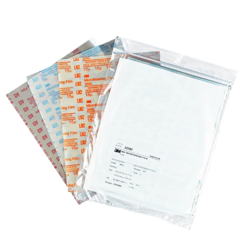 3M Sandpaper 268L Adhesive 216*280mm Clear Sandpaper Grinding Car Paint Spray Varnish Flow Hang Polishing Self-Adhesive Sand