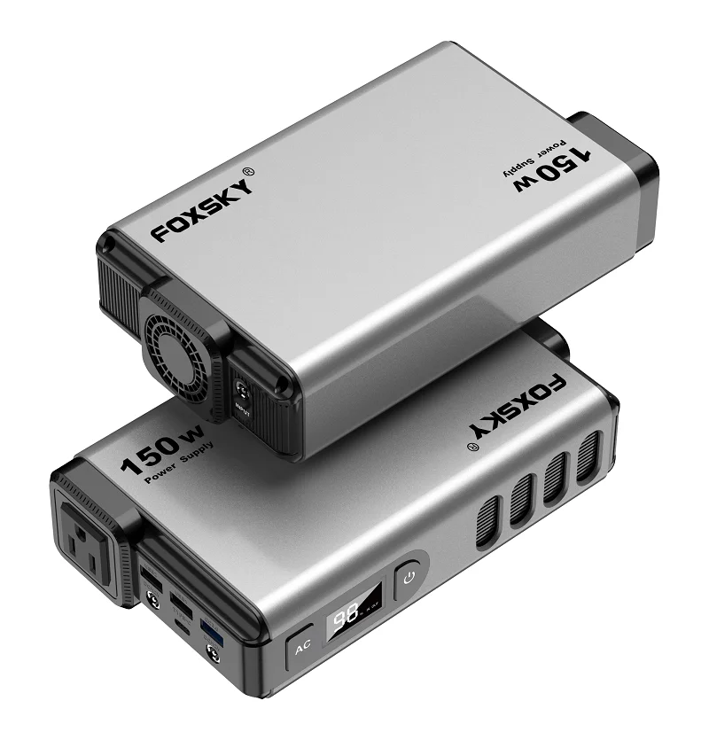 Outdoor UPS 150Wh Portable Power Bank AC DC 32000mAh 115.2Wh USB Power Station with Lithium-ion Battery