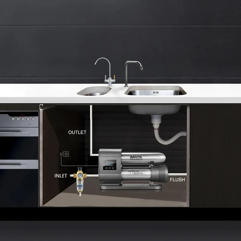 IMRITA Whole House Stainless Steel Water Filtration System Uf Membrane Water Filter With WIFI APP