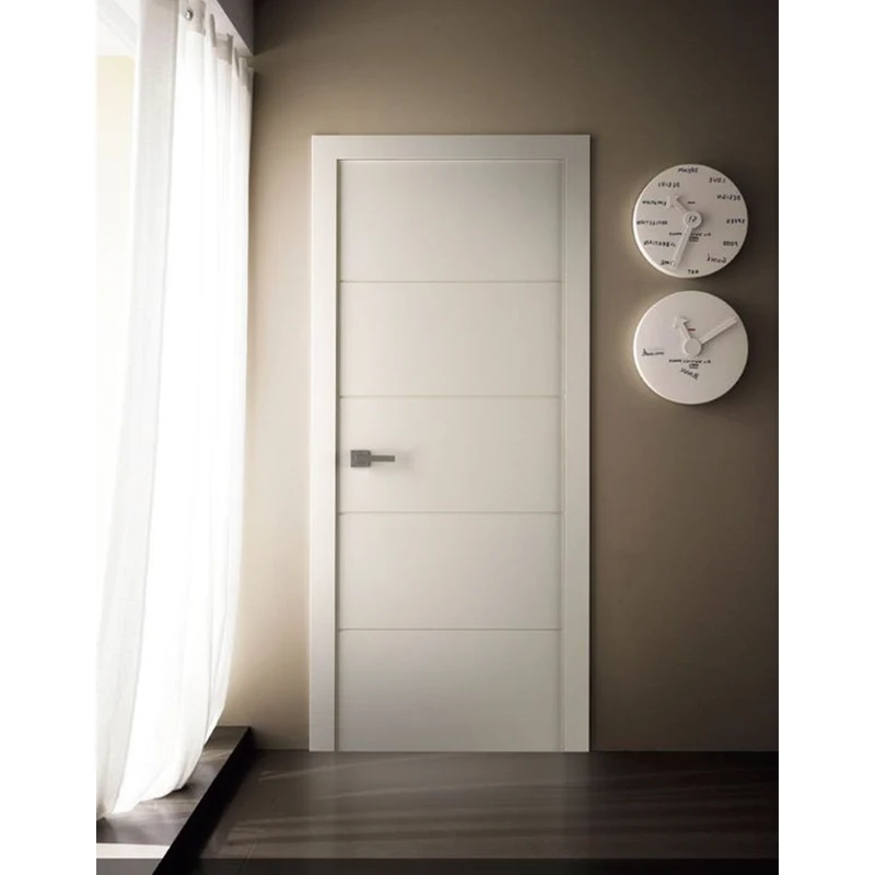Interior Doors Solid Wood Modern Interior Doors With Glass Bedroom Security Door  For Villa