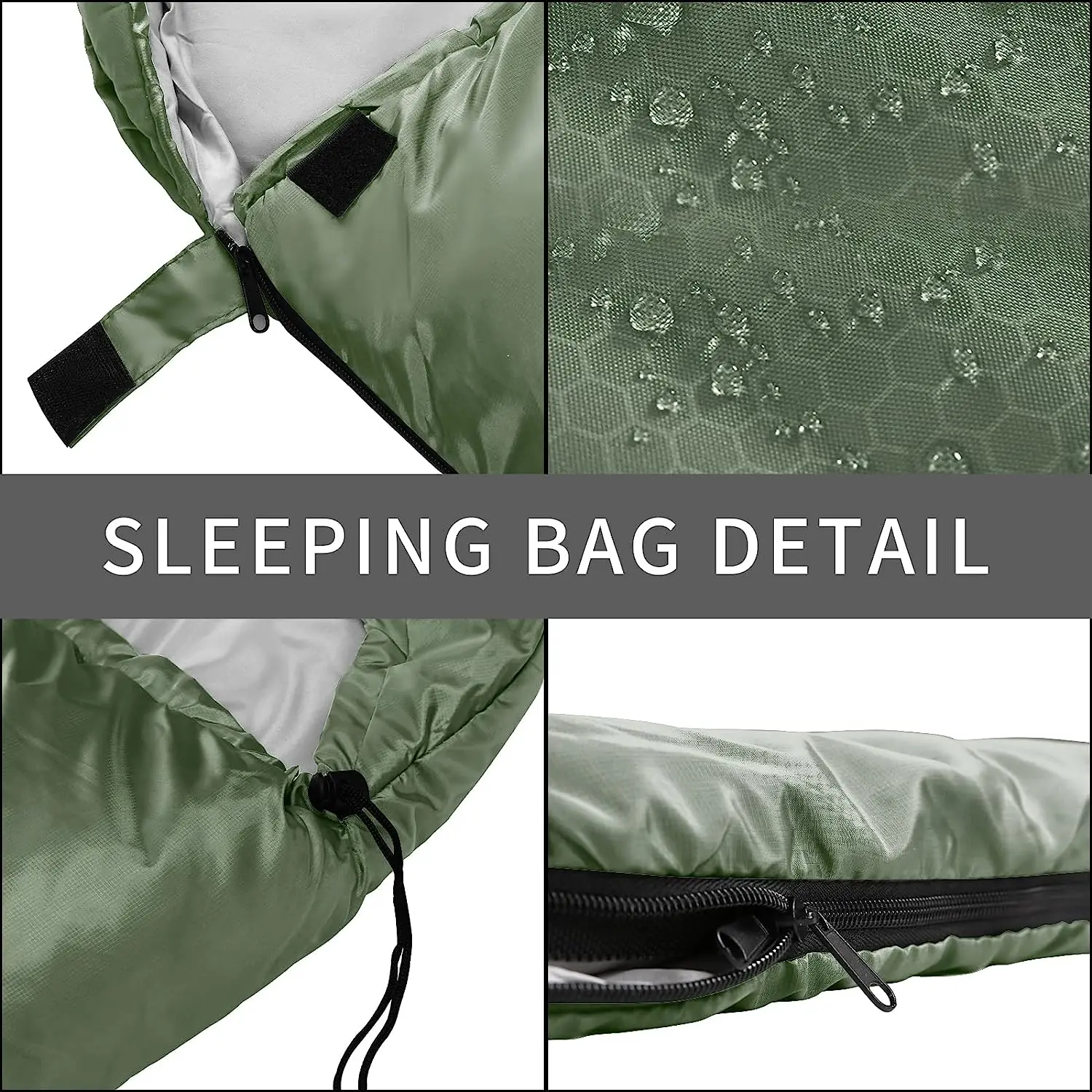 WOQI Lightweight Backpack Sleeping Bag Is Suitable for Adult Boys and Girls, Fearless of Cold Weather