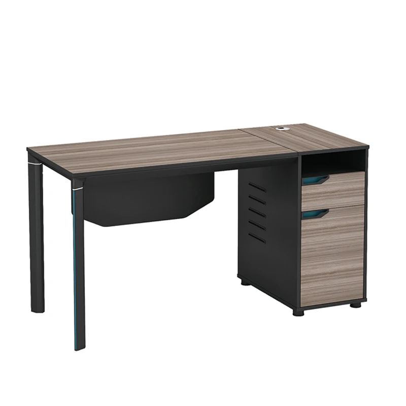 Foshan Supplier Single Seat Panel Desk Computer Workstation Staff Table