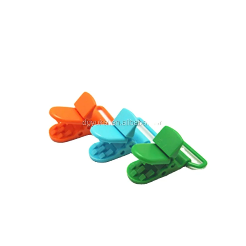 wholesale plastic alligator clips,colorful crocodile clips,pacifier clip