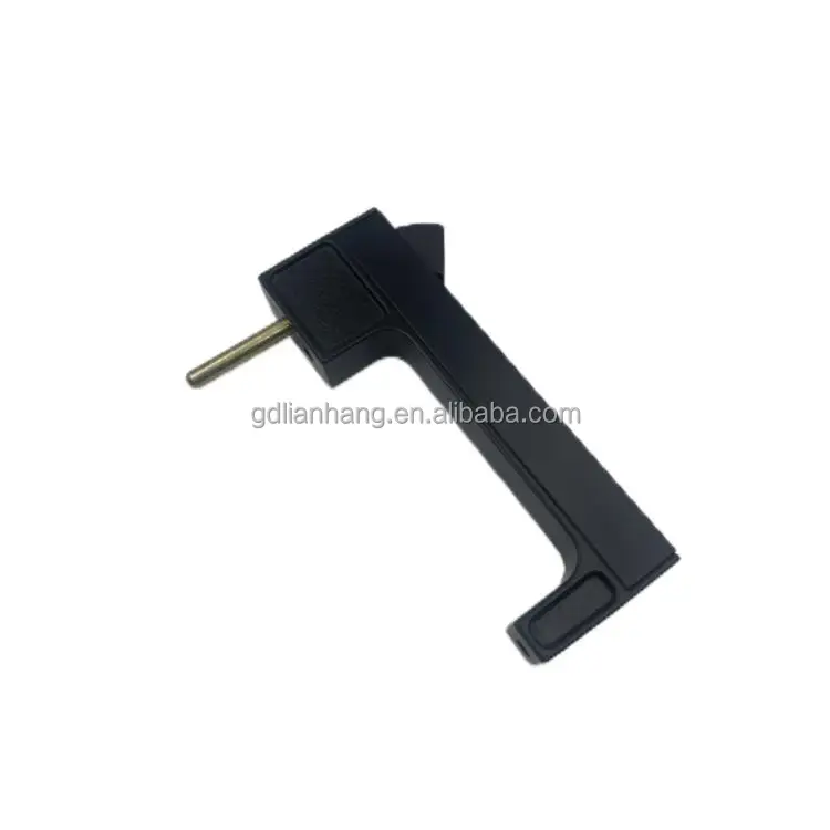 High quality UPVC Black Safety Lock with key Press Alloy Screen Window lock Handle
