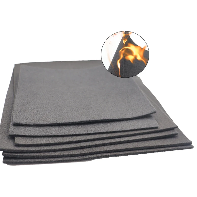 High Quality Fireproof Pan Graphite Felt 3mm 5mm 10mm Activated Carbon Fiber Felt Fire Resistant For Furnace