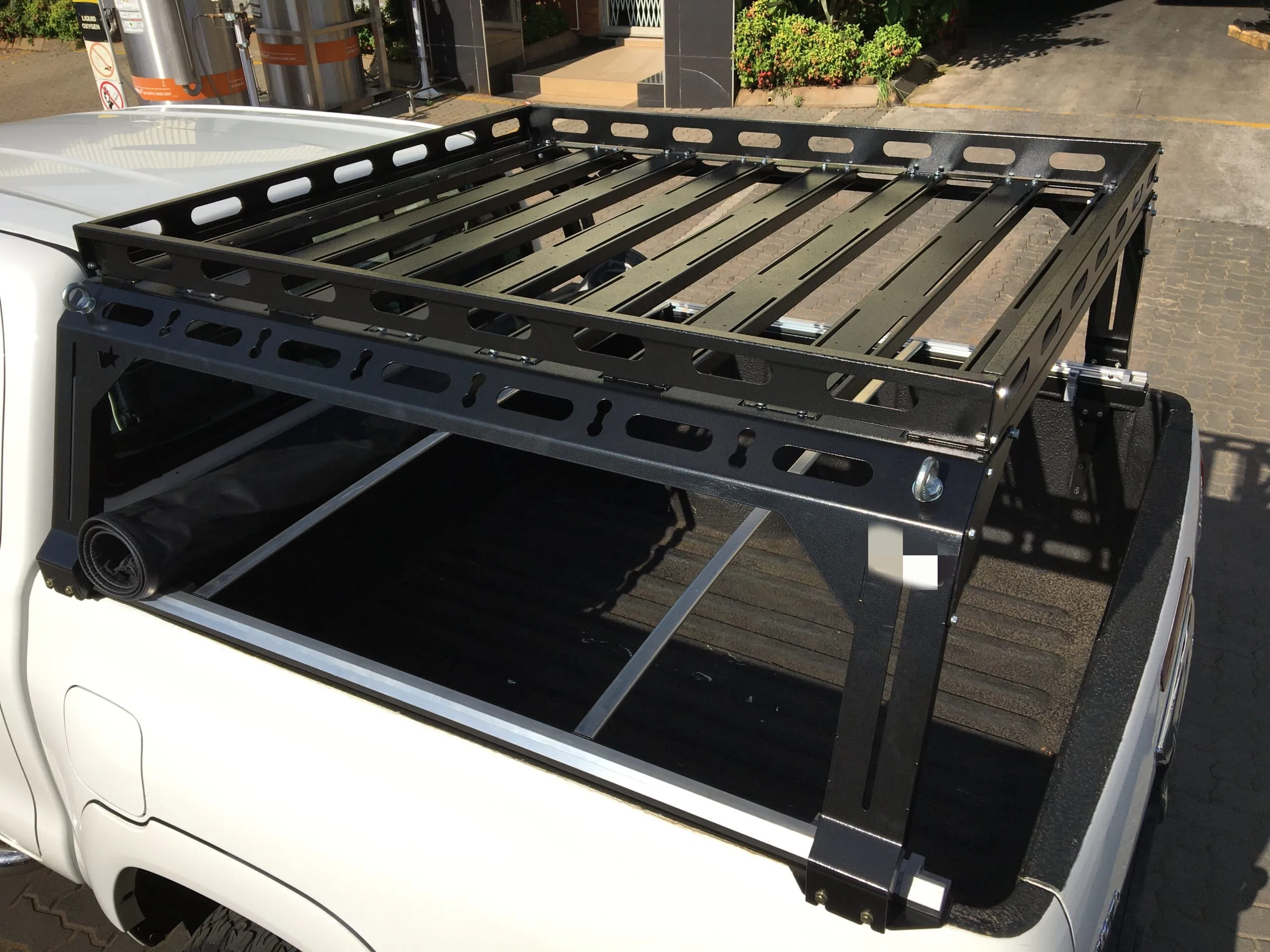 Spedking pickup Universal Adjustable Truck Bed Rack roofrack for ranger F150 tacoma tundra gladiator D-max