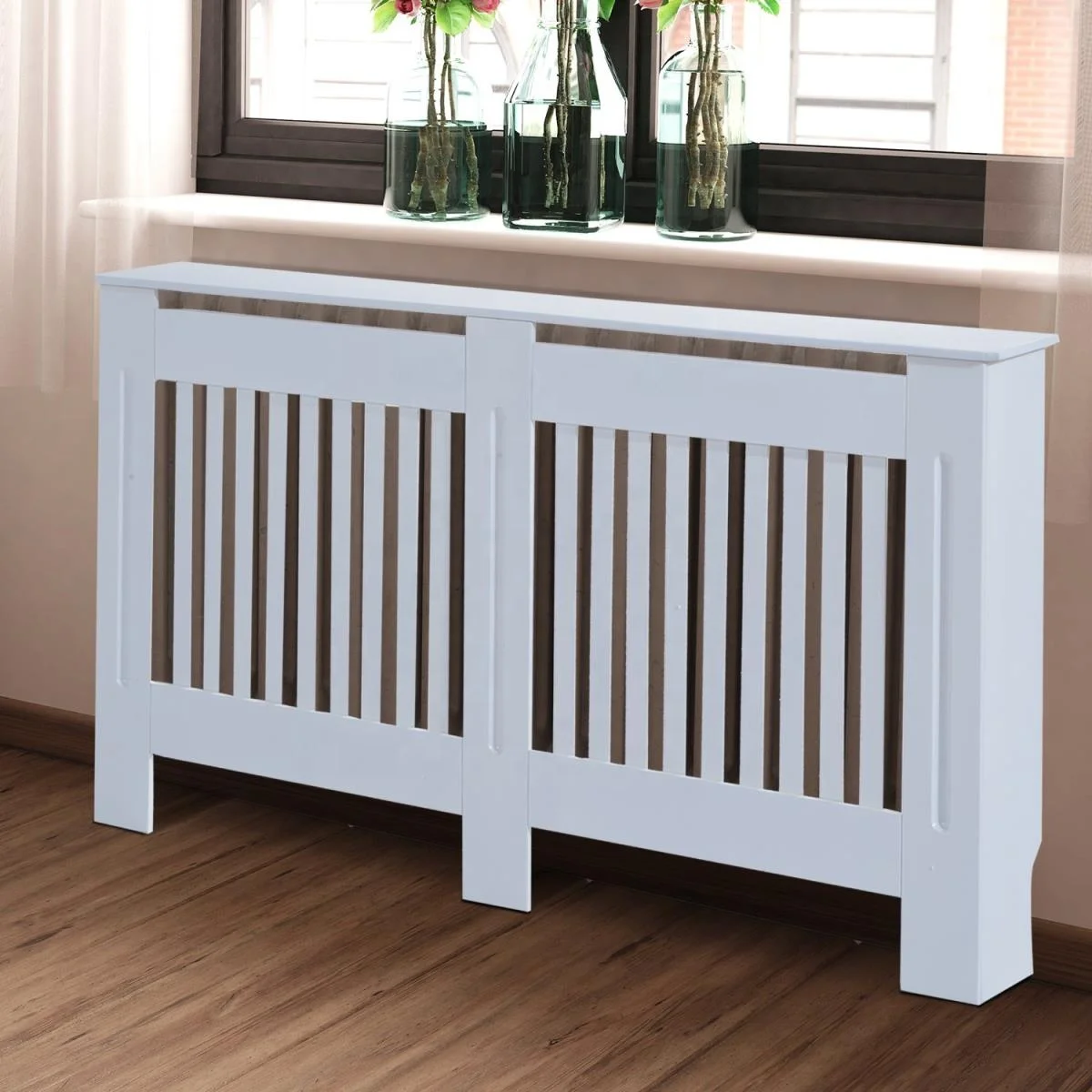 FENGHUNAG Mdf Wood White Radiator Cover