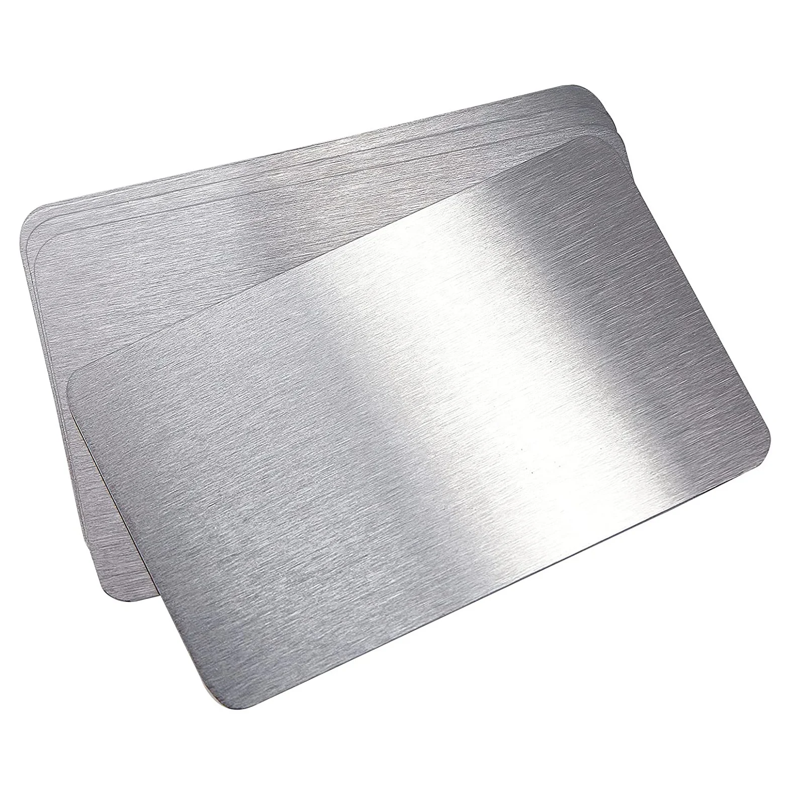 Wholesale Stainless Steel Blanks Name Card Laser Engraved Business Cards