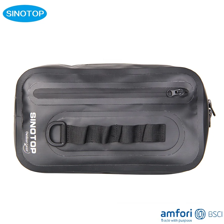 SINOTOP China factory oem pvc tarpaulin waterproof bicycle motorcycle women men waist bag crossbody for outdoor hiking