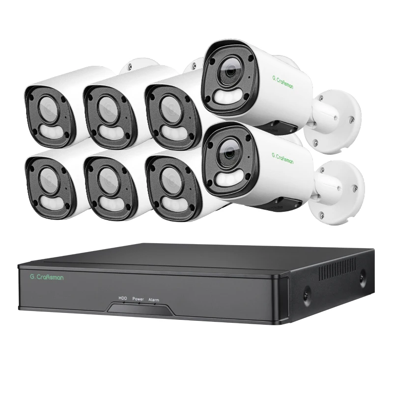 GX-YUFD-M5C-K8 Gcraftsman CCTV IP-камера видеонаблюдения 5MP камера видеонаблюдения 8CH POE NVR регистр