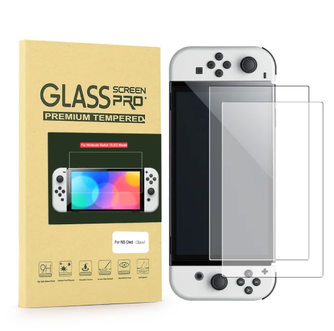 High Hardness Anti-Fingerprint Tempered Glass Screen Protector Anti-Bubble LCD glass Film For Nintendo Switch Lite Switch OLED