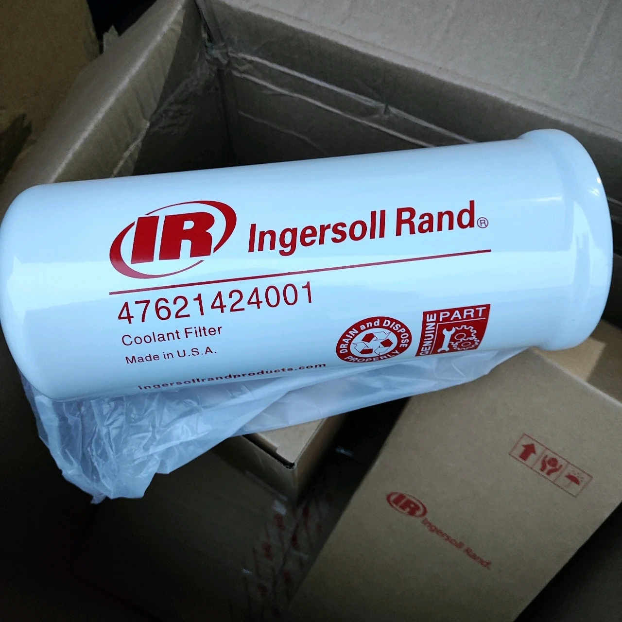 Ingersoll-Rand air compressor spare parts 48957724 High pressure oil filter high quality