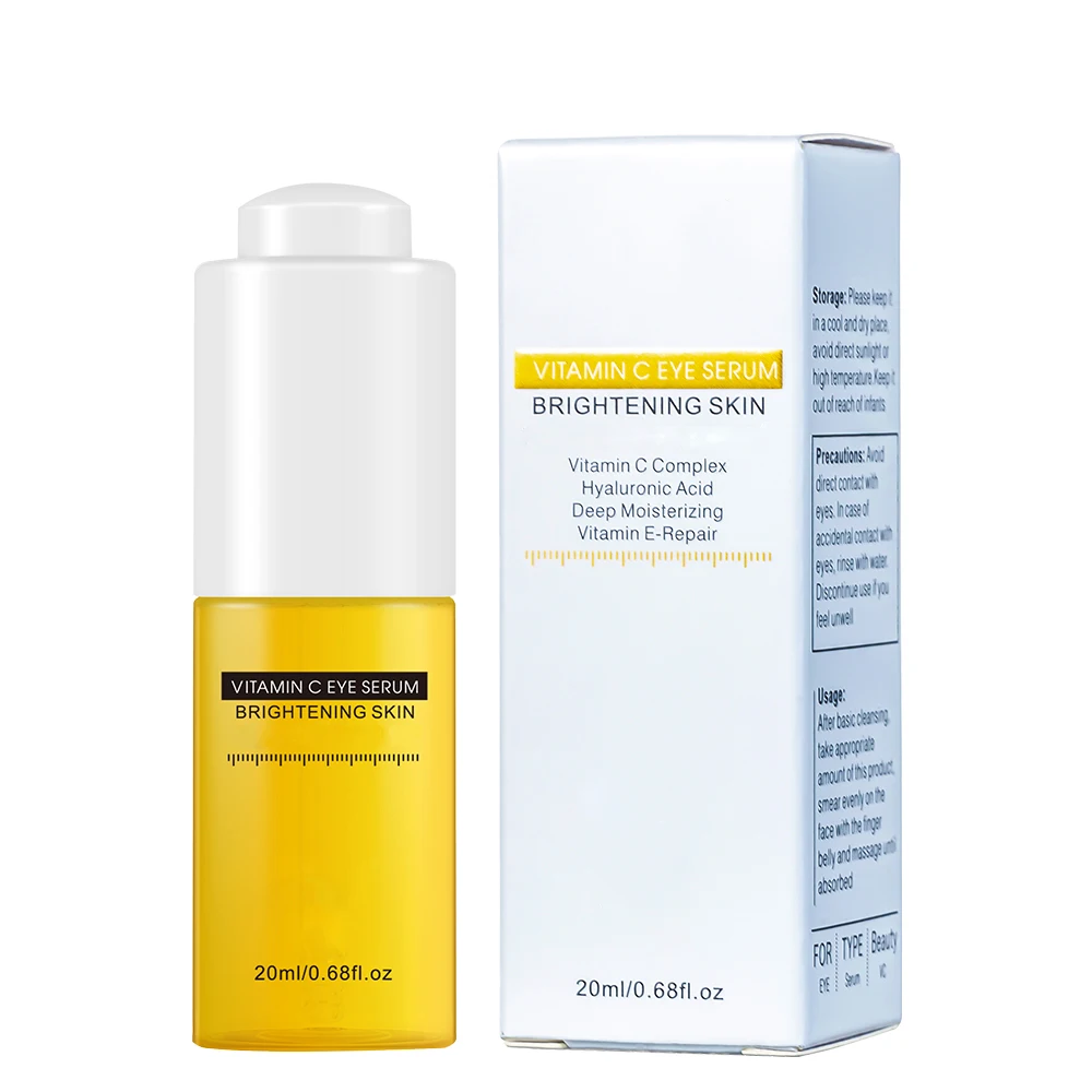 Private Label Eye Serum Vitamin C HA Nicotinamide Anti-aging Hydrating Whitening Skin Serum