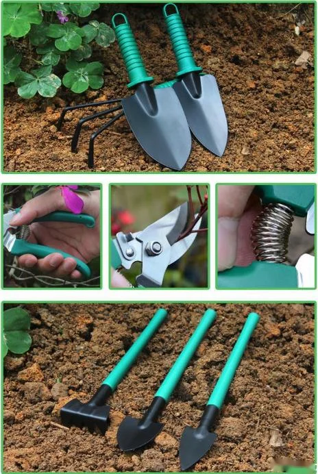 Gardening Tools 10Pcs Garden Tool Kit with Carrying Case Gardening Gifts for Women, Men, Kid Gardener  Heavy Garden Tool Set