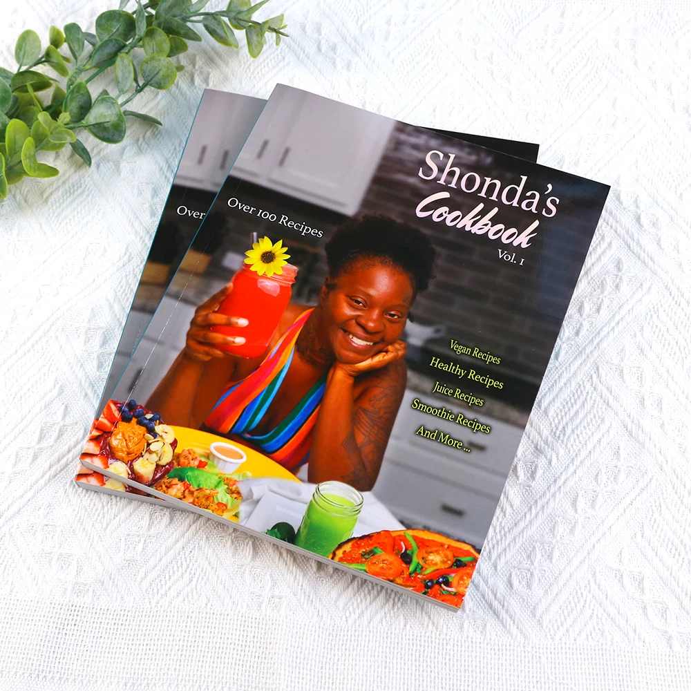 Custom High Quality Full Coloring Hardcover Food Menu/Recipe/Cook Book Printing
