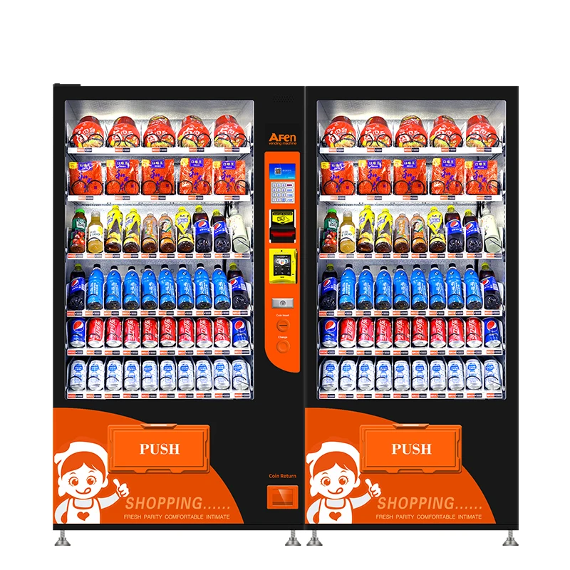 Af-60 Large Capacity Automated Cold Water Bottled Water Coin Operated Vending Machines For Sale