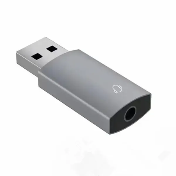 2 в 1 USB внешняя звуковая карта USB на 3,5 мм разъем аудио микрофон адаптер для наушников для ПК ноутбука звуковая карта
