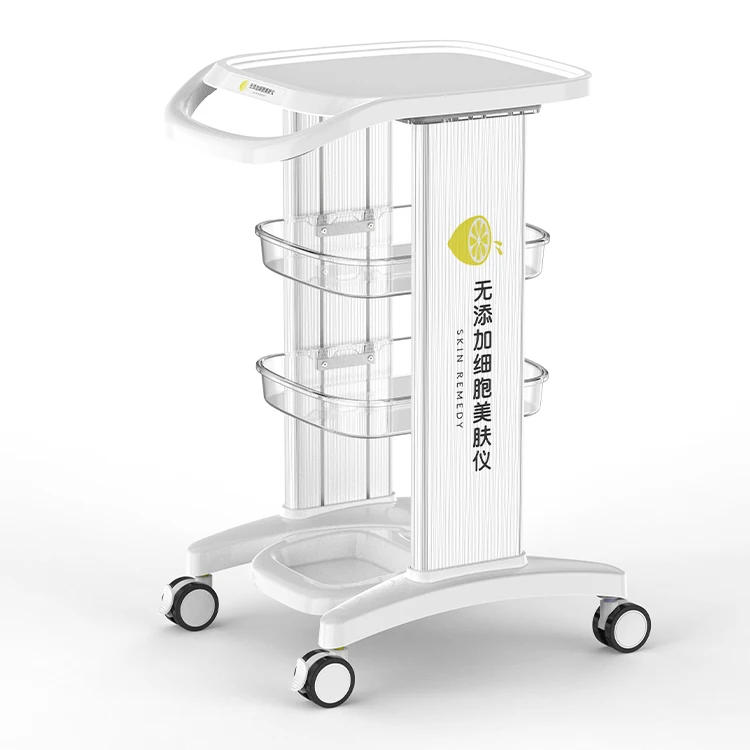 Original Factory Hotel Stand Beauty Car Abs Material +steel Salon Trolley Cart