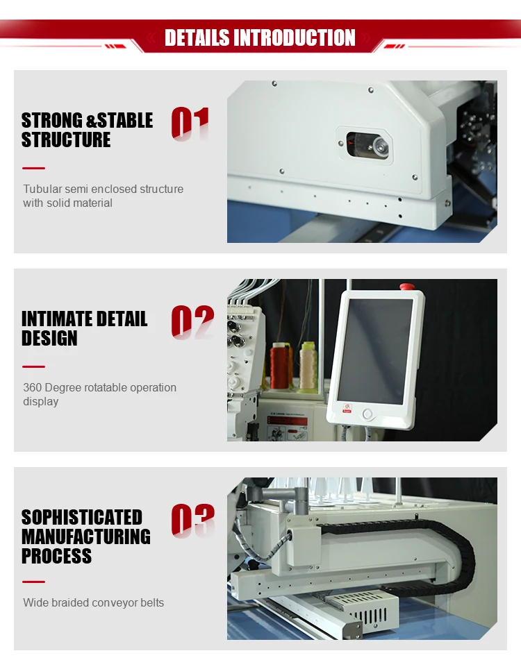 High Speed 4 Heads Embroidery Machine Cap Flat Embroidery Machine Computer Embroidery Machine