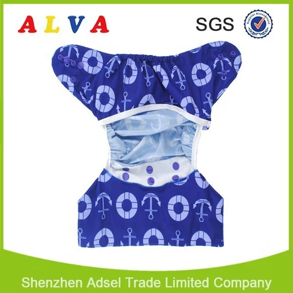 ALVABABY Reusable and Washable Baby Diaper Cover Waterproof Cloth Diaper for Babies