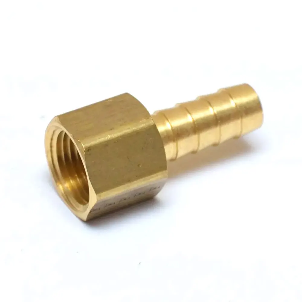 China Female NPT Straight Fitting Water Oil Gas Air Fuel Brass Fittings Rigid Female Adapter