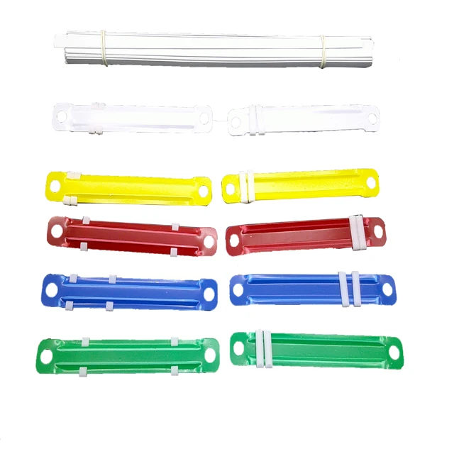 Custom high quality binder clip plastic Organizer Binder Documents Files Clips 80mm Paper Fastener brad