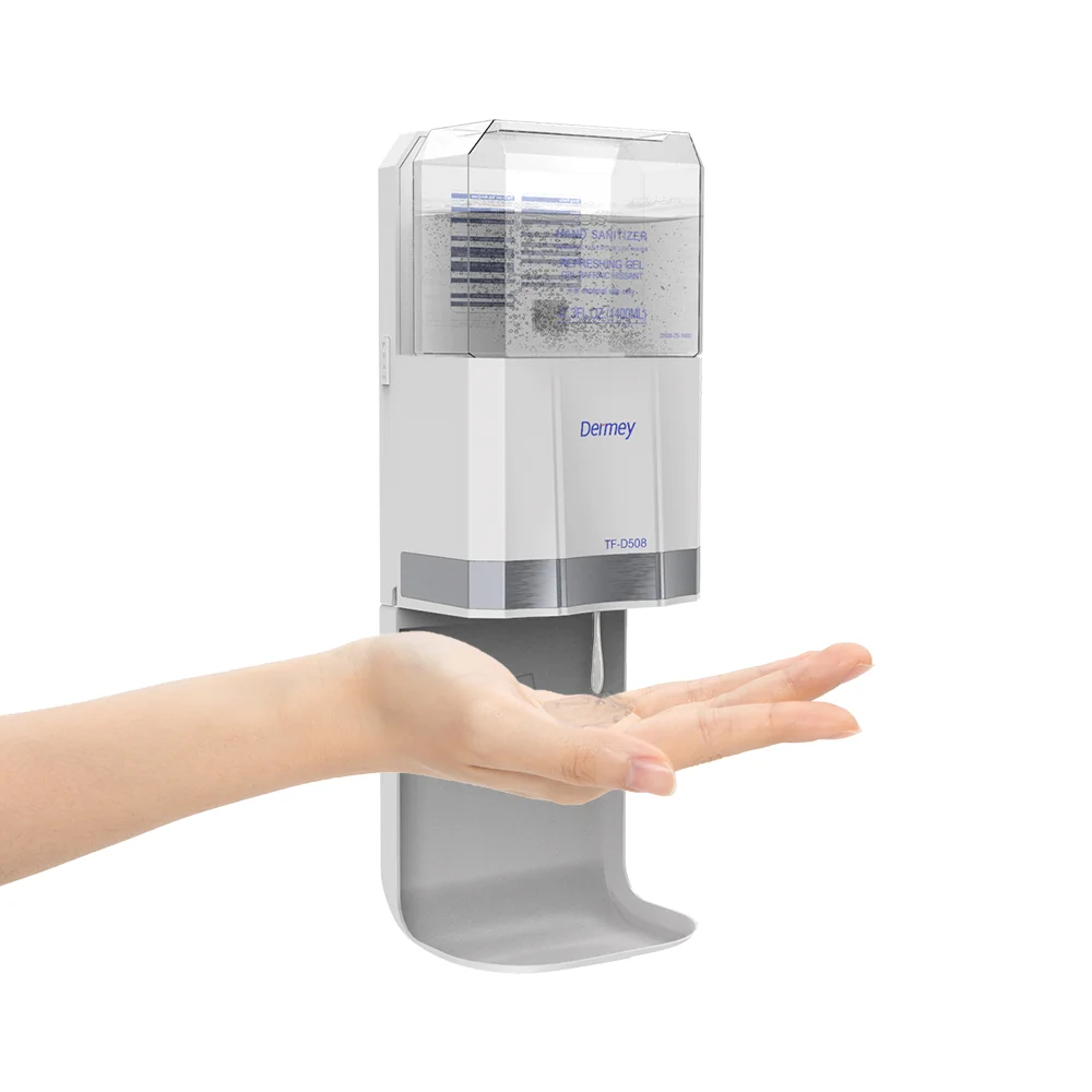 Automatic ABS Plastic Liquid Soap Dispenser Battery Operated and Low Power Floor Stand Sensor for Bathroom Hotel Toilet Use