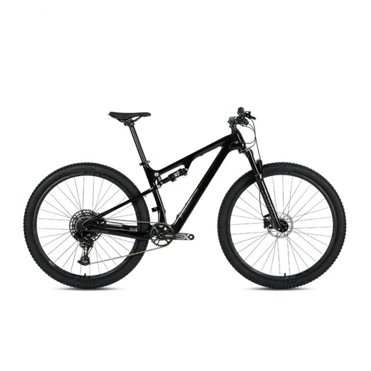 21 TO 27 speed carbon fiber material Soft -tail frame double suspension 27.5 29 inch mountain bike disc brakes mtb bicycle