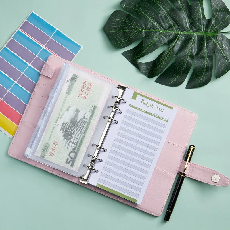 Органайзер для денег на заказ блокнот из искусственной кожи планировщик А6 бюджетная папка с конвертами