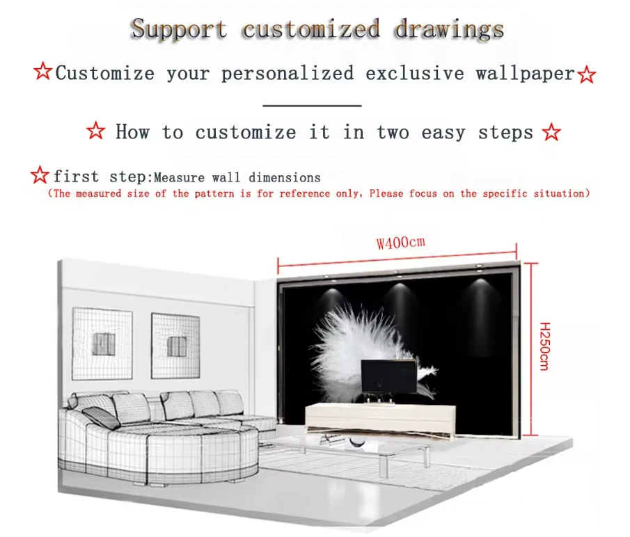 Custom Mural Wallpaper 3D Stereo Lotus Flower Oil Painting Fresco Living Room TV Bedroom Art Peel and Stick Wallpaper