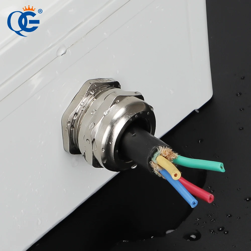 M16*1.5 Cable Cheap Low Price T Metal Straight Through Cable Gland Metric Pg NPT G Standard CE RoHS IP68