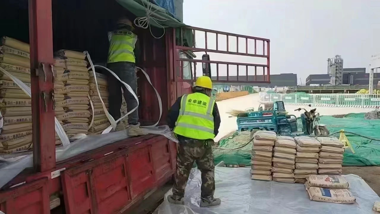 25kg kraft paper bag Track filling mastic Gravity mortar for wind and sound barrier steel plate mounting and filling