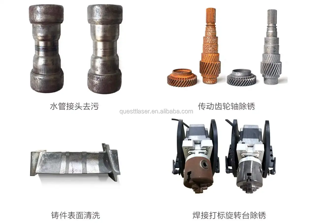 No Consumable Laser Cleaning Equipment Dual Axis Scanner Laser Rust Remover High Precision No Damage Laser Cleaning Machine