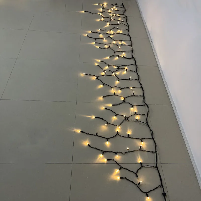 Customization RGBW LED Net Mesh Light Color Changing LED Garlands Ceiling Decor Fairy Light Wedding Christmas Flashing Light Net