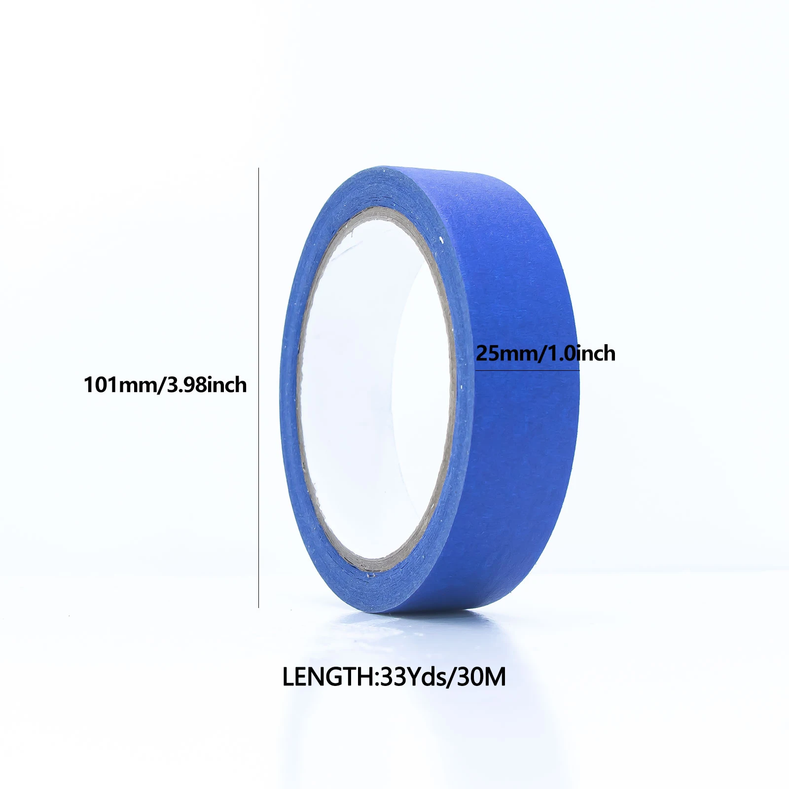 Blue Color Professional Painters Tape 14 Day Easy Removal Trim Edge Finishing Decorative Marking Residue-Free Blue Painter Tape
